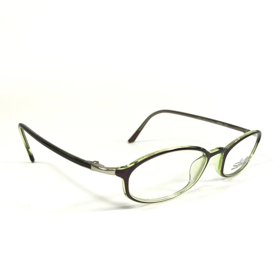 Monturas de gafas Silhouette SPX M 1937/10 6052 marrón claro verde 48-17-125 Foto 3 de 4
