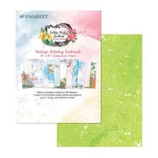 49 AND MARKET - 4 X 6 PAPER PACK - VINTAGE ARTISTRY SUNBURST