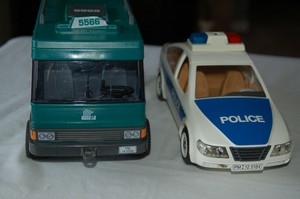 playmobil money transport vehicle