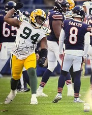 GB Packers Defensive Tackle KARL BROOKS Signed 16x20 Photo #2 AUTO - JSA