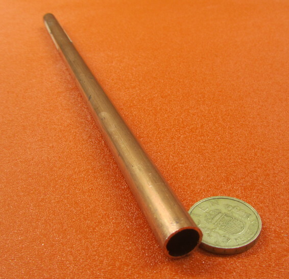 Copper Tube Type L, MED PSI 1/2 OD x .430 ID x .035 Wall x 5 Ft Length, 1 Unit