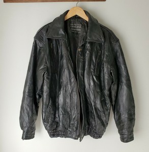 jaqueta de couro retalho masculina