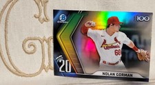 Nolan Gorman, Cardinals, 2022 Bowman Chrome Scouts Top 100 #BTP20🇬