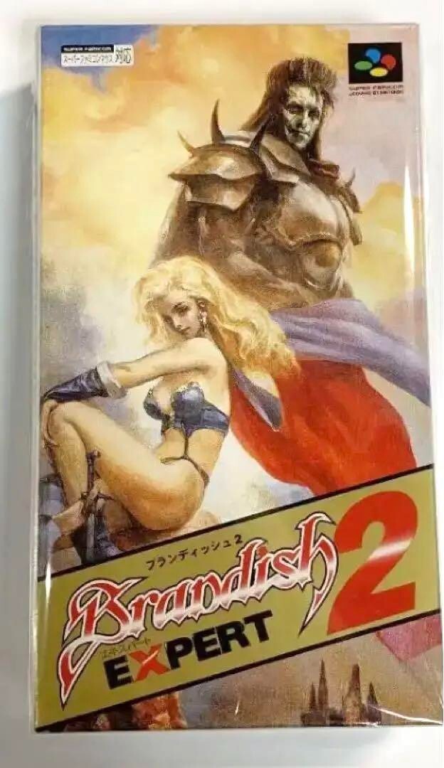BRANDISH 2 EXPERT SuperFamicom SNES SHVC-P-AQIJ 1996 NTSC-J Nintendo Falcom NEW