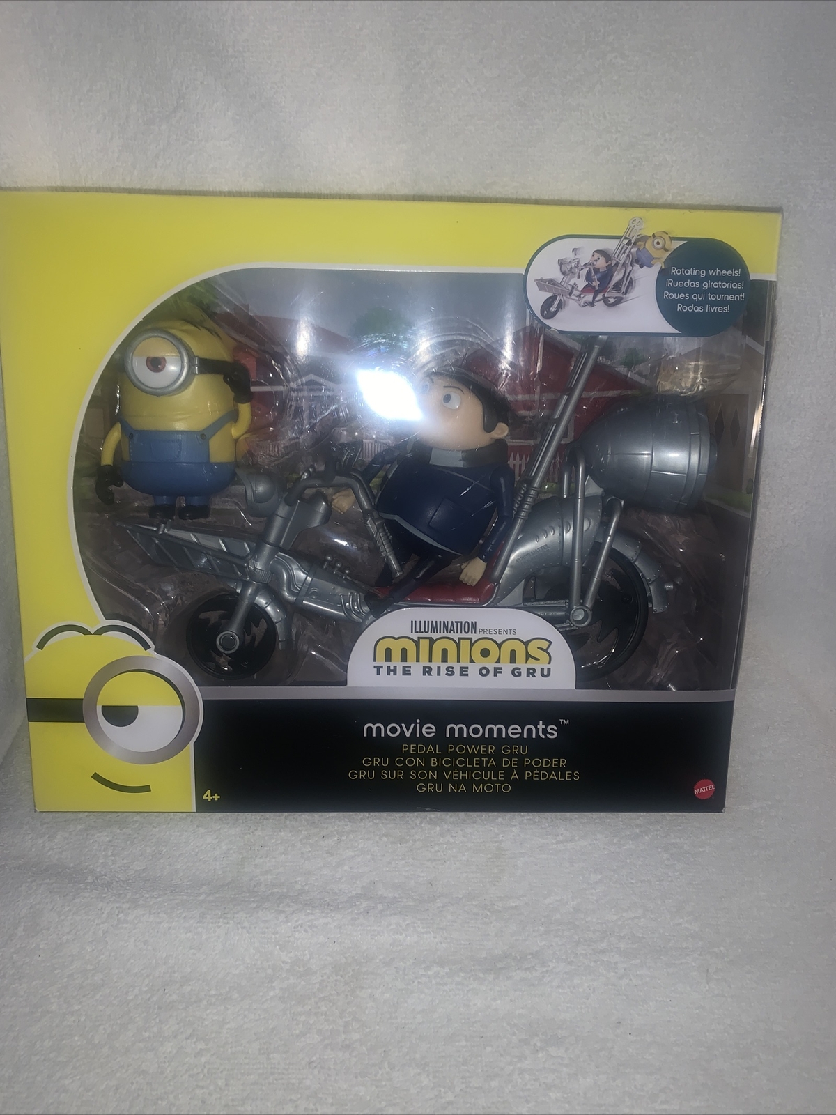 DESPICABLE ME THE RISE OF GRU MOVIE MOMENTS PEDAL POWER GRU COLLECTOR BIKE, NEW