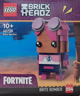 LEGO  40728 - Brickheadz - Fortnite - Brite Bomber / Farb Bomber - Neu - OVP