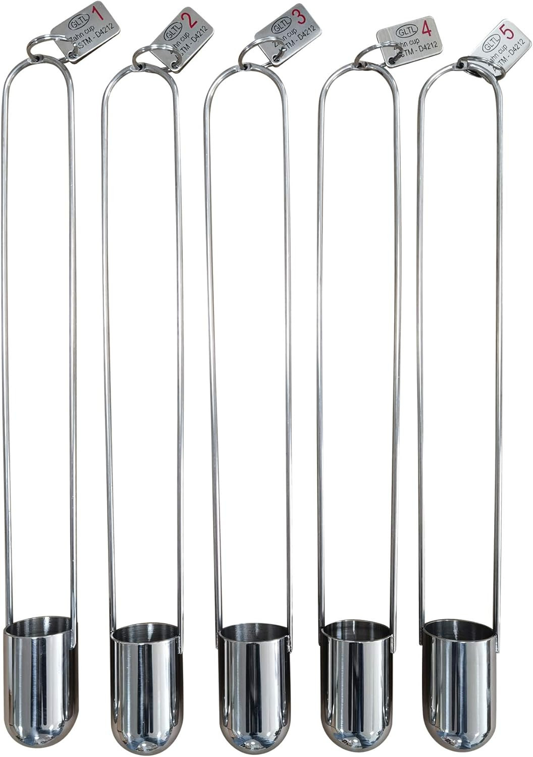 Zahn Immersion Viscosity Cup Viscometer 44Ml Cup Volume (1#/2#/3#/4#/5#) for Tes