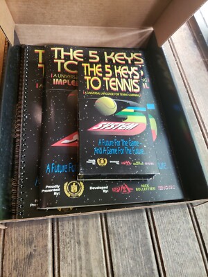 RARE VTG 1992 The Complete Set The 5 Keys to Tennis Book