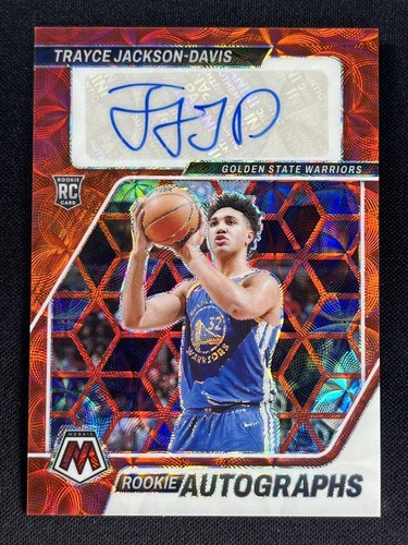 2023-24 Panini Mosaic Trayce Jackson-Davis #RA-TJD Red Choice RC Rookie Auto