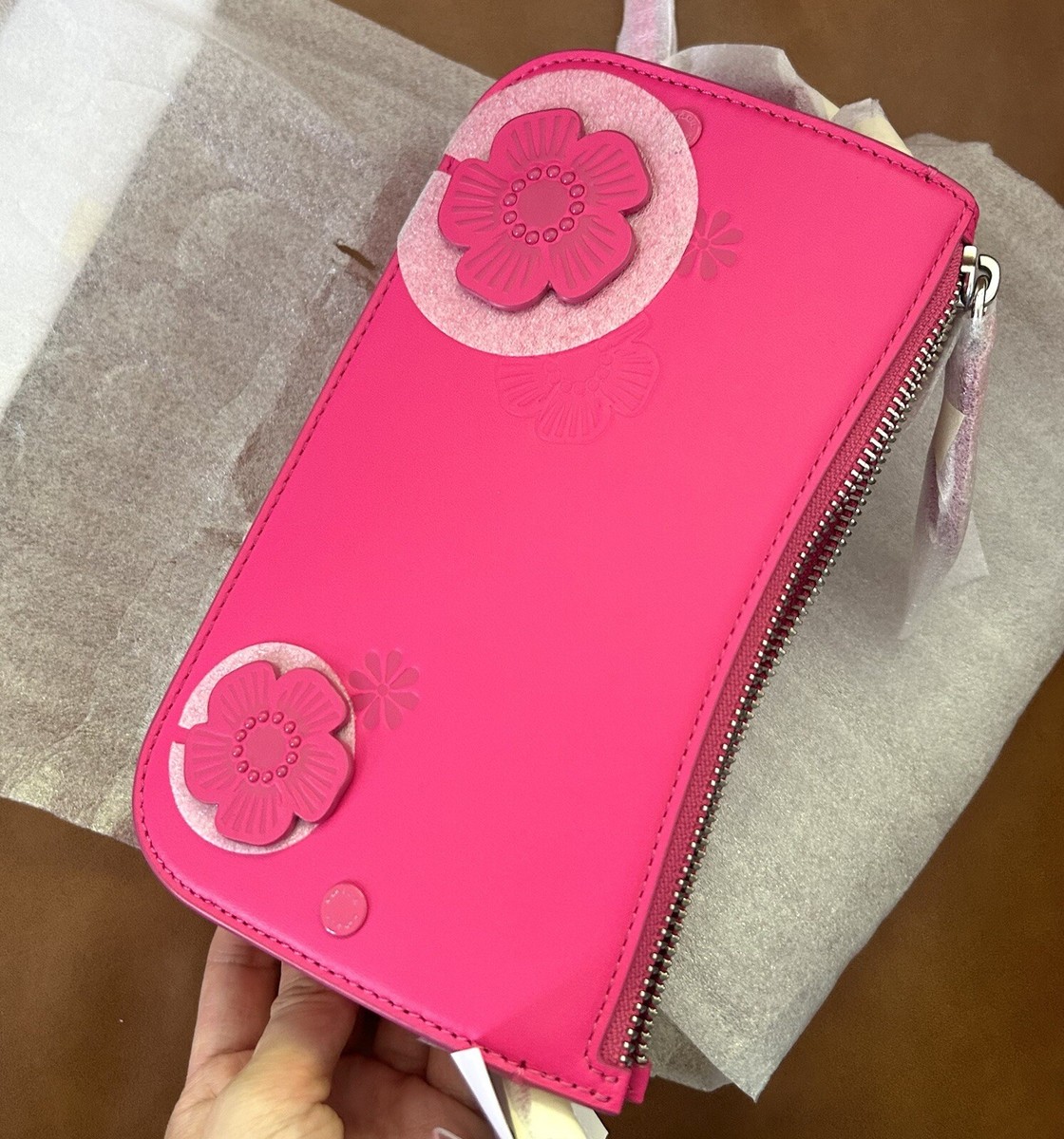 Coach Penn Shoulder Bag with Tea Rose in Dragon Fruit | eBay