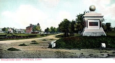 CT East Norwalk Connecticut Boulevard Monument Postcard