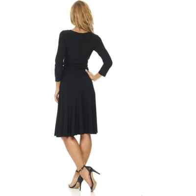 Rekucci Slimming 3/4 Sleeve Fit-and-Flare Crossover Tummy Control Dress Size 4P for sale online | eBay Rekucci Slimming 3/4 Sleeve Fit-and-Flare Crossover Tummy Control Dress Size 4P for sale online | eBay