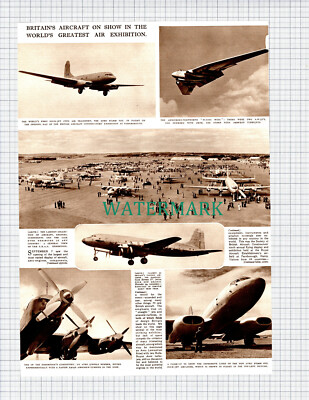 (X19) Society British Aircraft Constructor's Show SBAC Farnborough - 1948 Clip