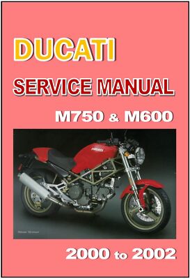 2000-2002 Ducati Monster 750 Workshop Manual | Paper | M750 & M600