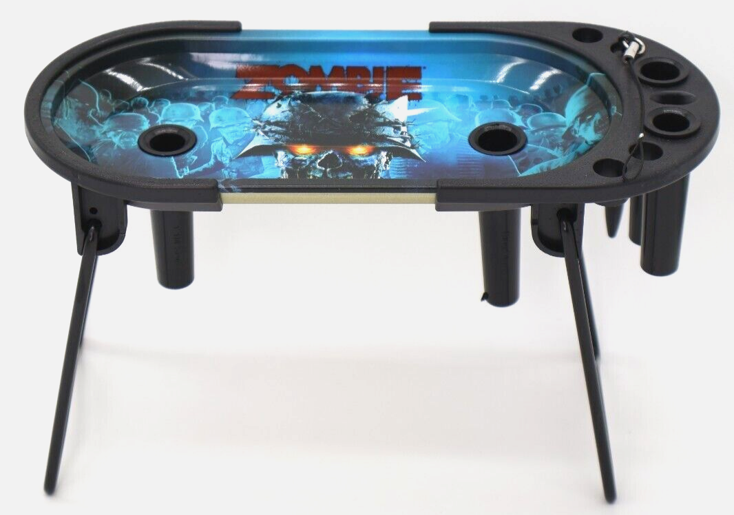 Portable foldable rolling tray with cone loading rack and durable construction