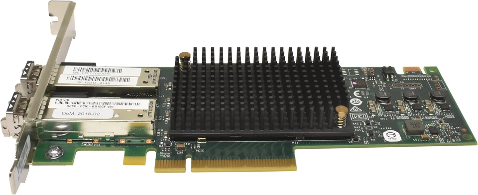 Cisco Emulex UCSC-PCIE-BD16GF Dual-Port 16GB FC PCIe 3.0 x8 Host Bus Adapter - Bild 3 von 4