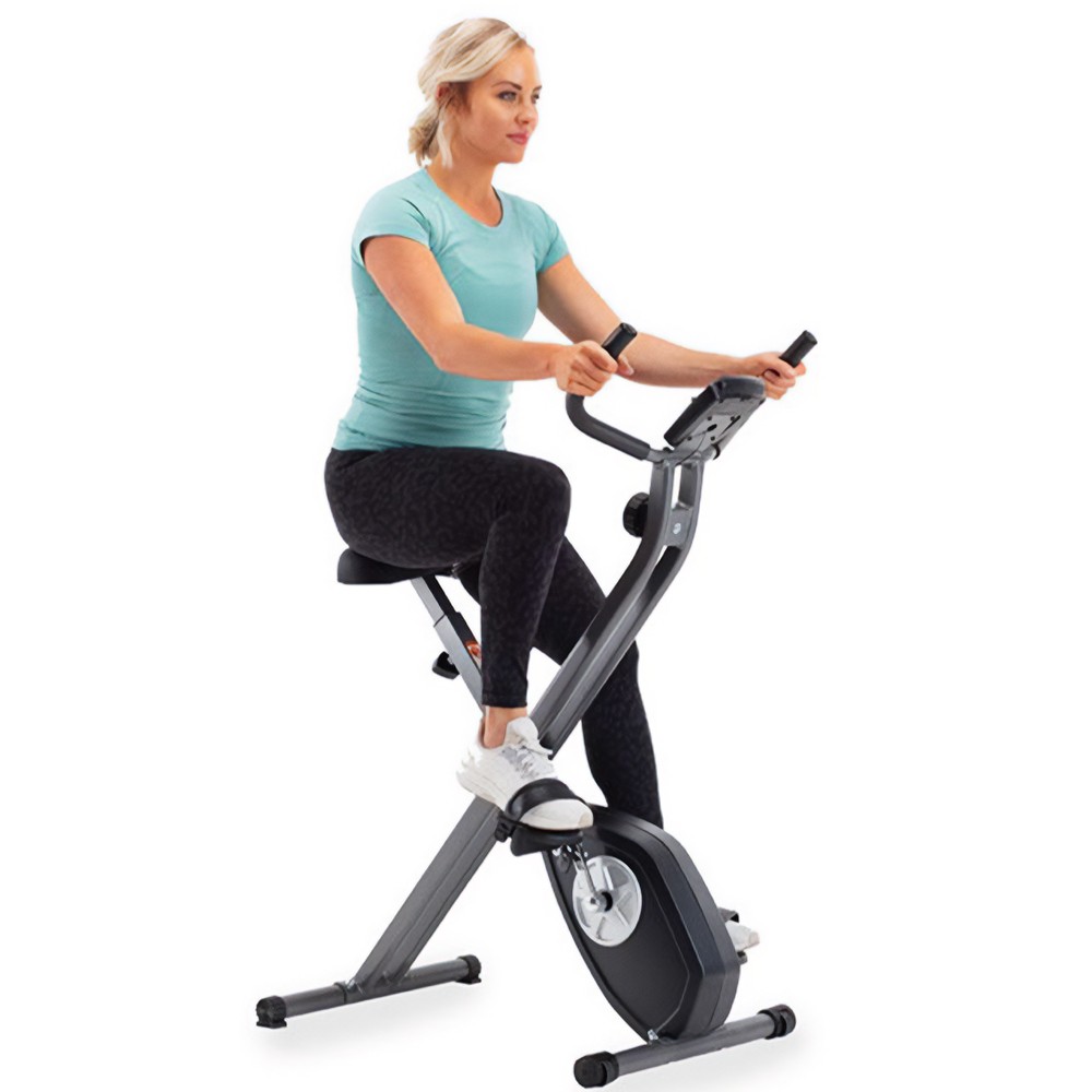 Vélo de biking compact pour petit appartement avec selle ergonomique réglable