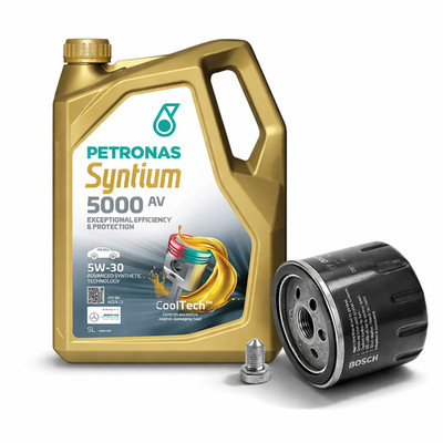 5L Petronas 5W30 Motoröl + Ölfilter für VW Audi Seat Skoda 1.4 1.6 16V FSI GTI