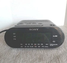 Sony Dream Machine Clock Radio ICF-C218 FM/AM Alarm Snooze Tested Ships From USA