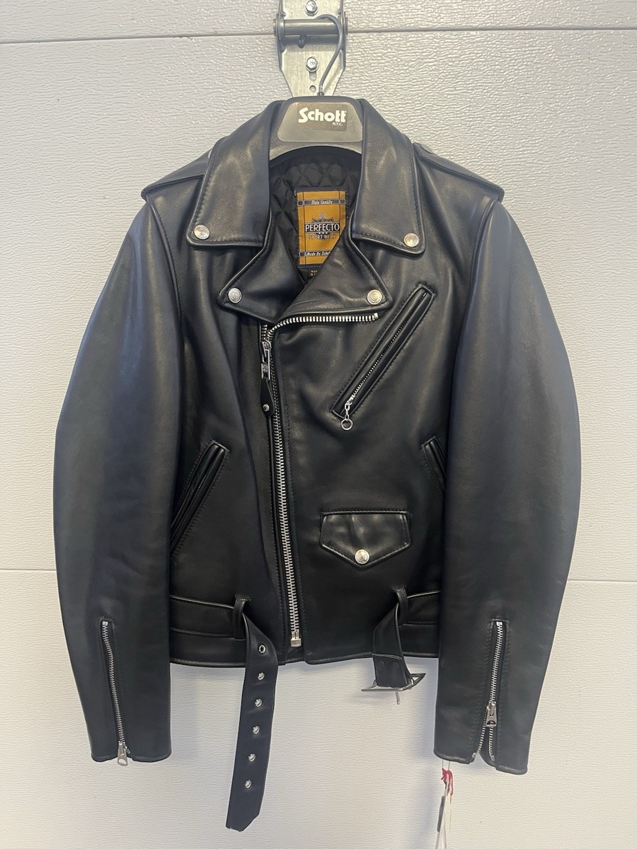 Schott NYC - Women's Leather Motorcycle Jacket - Size Small - 137W