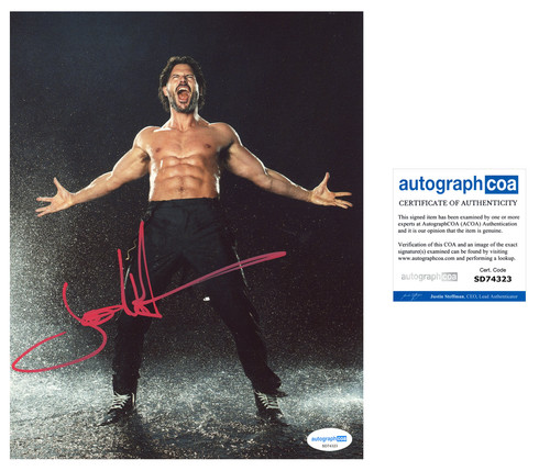 Joe Manganiello 'True Blood' Signed 8x10 Photo 'Alcide' ACOA