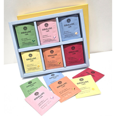 OSULLOC Jeju Tea O Thank You Tea Box 6 Geschmacksrichtungen x 4EA (24 Beutel)...