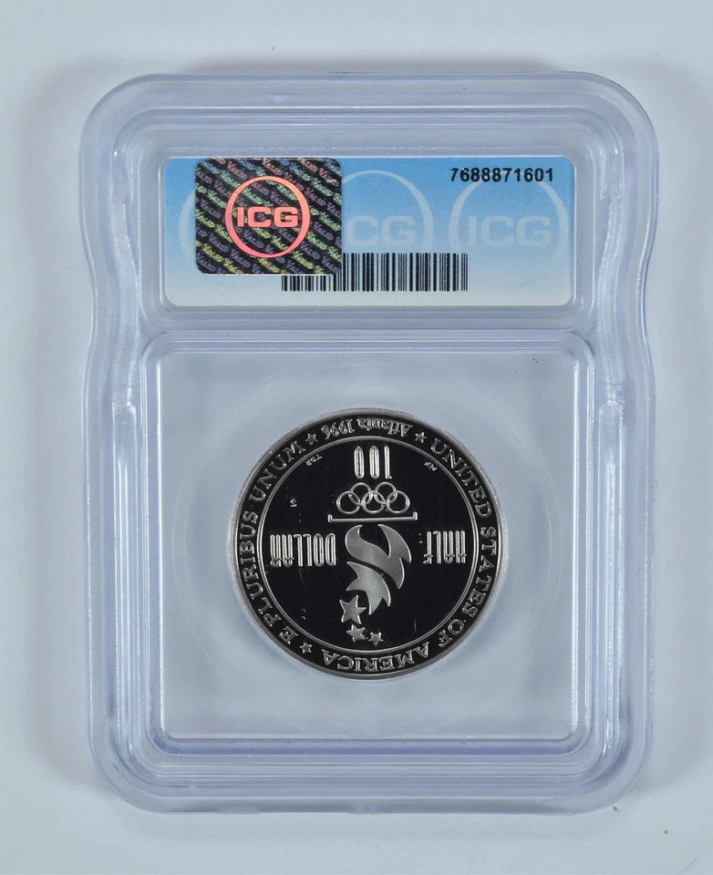 1996-S Olympic Soccer Commemorative Half Dollar PR70 DCAM ICG *0832 - Image 2 of 4