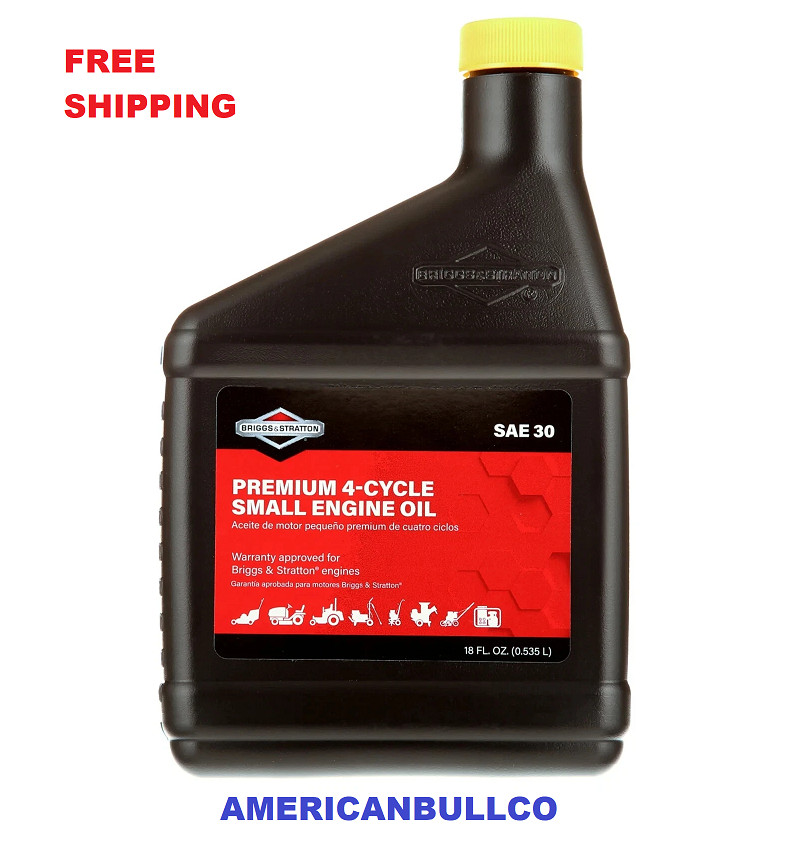 Briggs & Stratton 100005 SAE 30W 4-Cycle Engine Oil, 18 oz. Bottle
