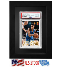 Graded Trading Card Display Case 1 PSA Slab Sport Football Baseball Wood Frame