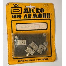 GHQ Micro Armour G3 Pzkpfw IIIE 1:285 Scale Vintage 1977 WWII Tank Miniatures