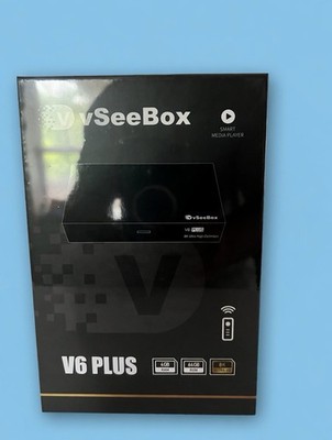 vSeeBox V6 Plus 8K 4320p Android Wi-Fi Media Player Box 64GB HDMI Black