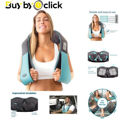 Electric Shiatsu Massagekissen mit Wärme - 3D Therapie für Rücken, Nacken, Füße
