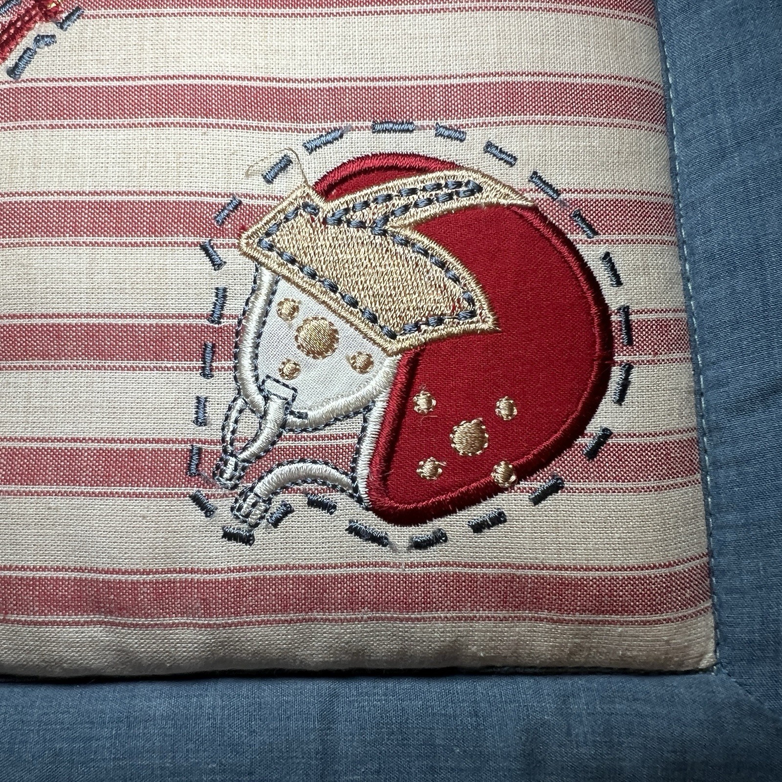 Vintage Soft Wall Hanging Football Themed