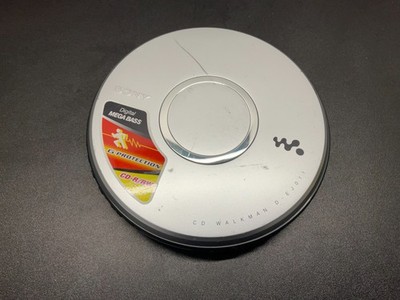 Sony D-EJ011 CD Walkman Portable CD Player Discman Silver As Is