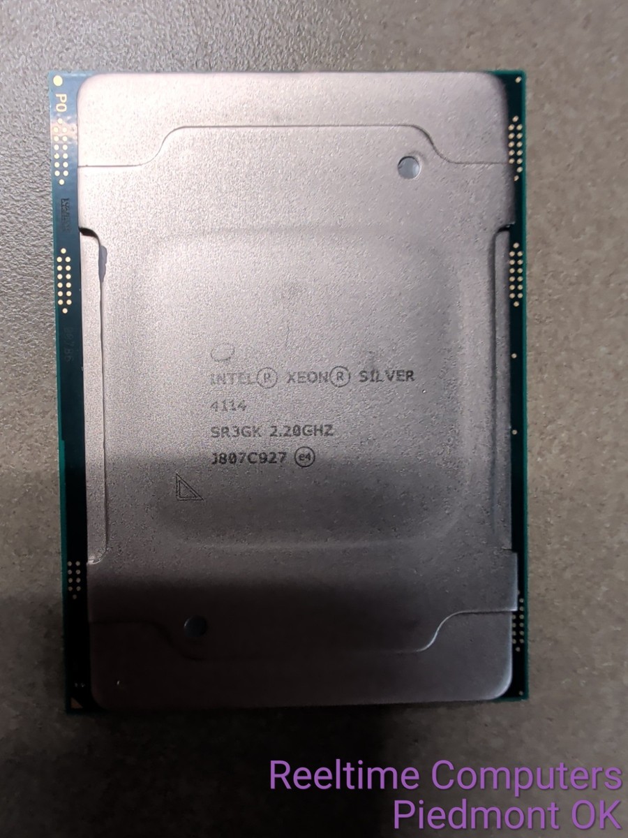 Intel Xeon Silver 4114 SR3GK 2.20GHz 10-Core LGA3647 CPU Processor