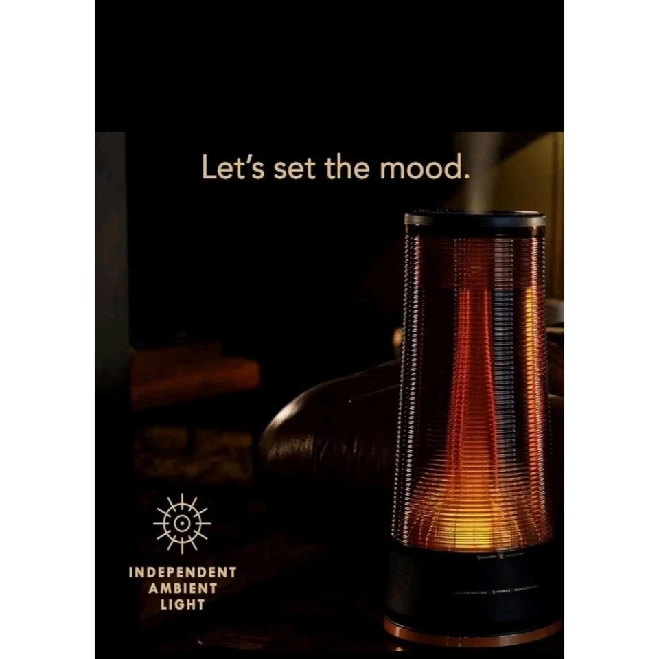 Vornado Alchemy Lucerna 3T Translucent Amber Ultrasonic Humidifier Ambient Light - Image 4 of 4