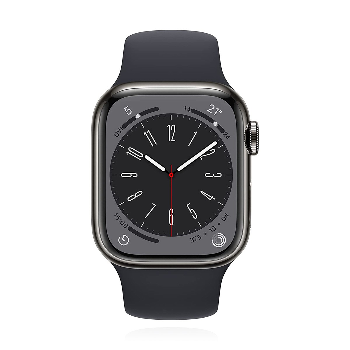 Apple WATCH Series 8 41mm GPS+Cellular Edelstahl Graphit...MwSt nicht ausweisbar