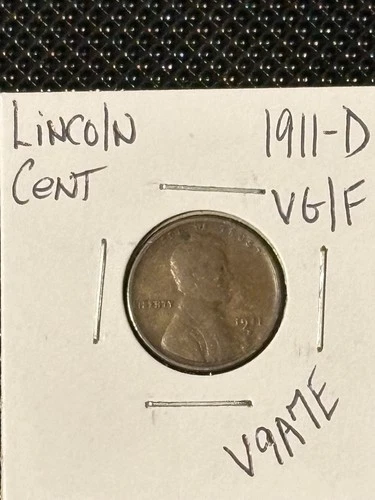 1911-D Lincoln Cent   VG/F    **LOW PRICE**