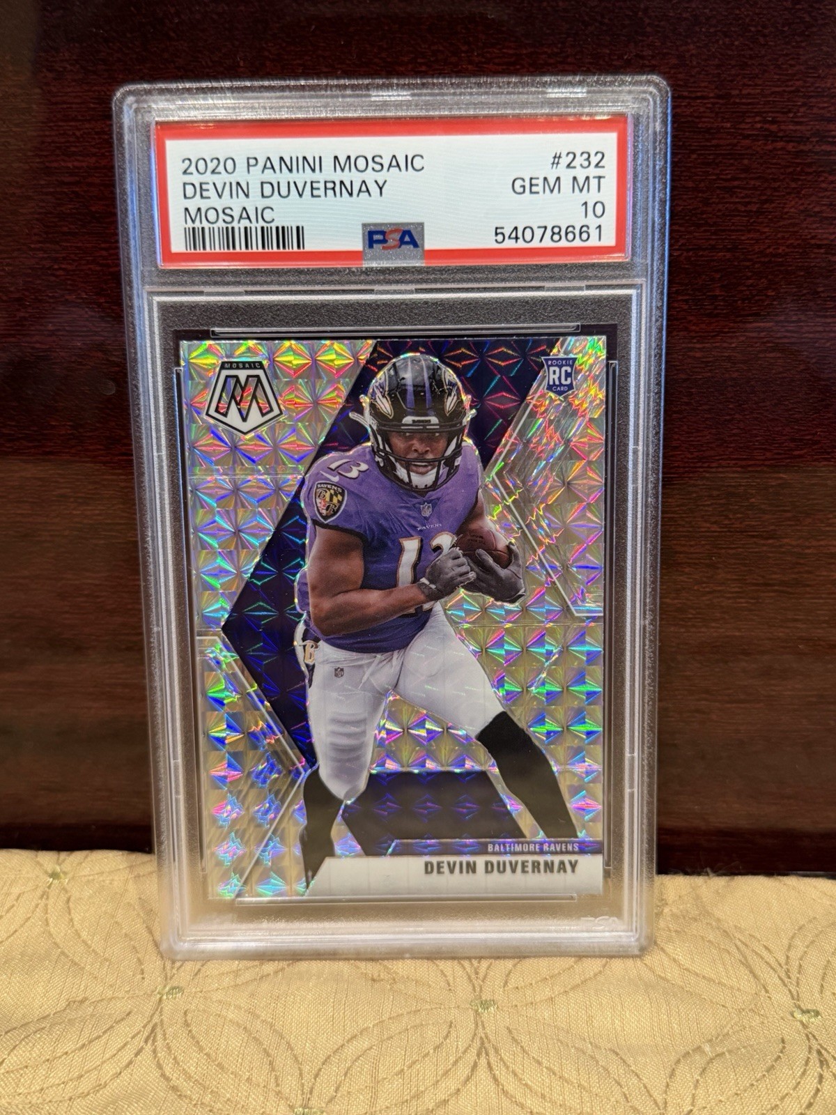 Devin Duvernay Panini Mosaic #232 Blue Mosaic
