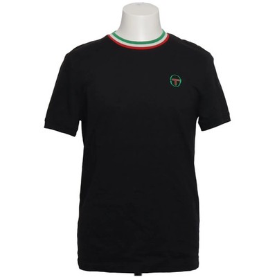 Sergio Tacchini, T-shirt, Größe: M, Rinascita, Schwarz/Mehrfarbig #W5e