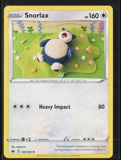 Snorlax 109/159 Rare Crown Zenith Pokemon Lightly Played on eBay