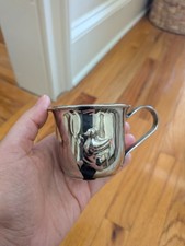 Vintage, Silver Plated, Baby Cup, With Embossed Duck
