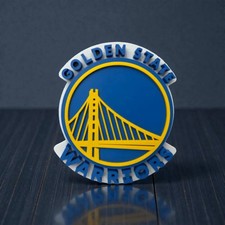 Golden State Warriors NBA 3D Printed Logo Sign Basketball Fan Display Gift Decor