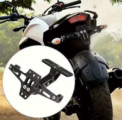 Kennzeichenhalter verstellbar Motorrad Universal aus Aluminiumlegierung 5 Farben
