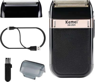 KEMEI Foil Shaver Razor,Cordless Electric Trimmer Razors Blade Washable Grooming