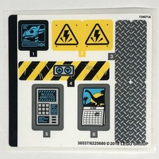 LEGO STICKER SHEET 75927 Stygimoloch Breakout Jurassic World Decals Stickers