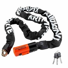 Cadena de bicicleta integrada de acero Kryptonite 1016 Evolution con 3 llaves (000815)
