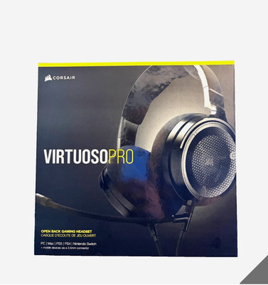 CORSAIR VIRTUOSO PRO Open back Wired Gaming Headset for PC, Mac, PS5/PS4/Switch.