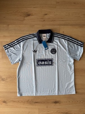 Adidas X Oasis Tour Jacquard Jersey Blue Clear Sky M XL 2XL