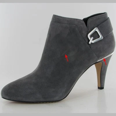 129 $ Vince Camuto Bottines À Boucle Pour Femmes, Gris Puissant, US 10 - Photo 1/3